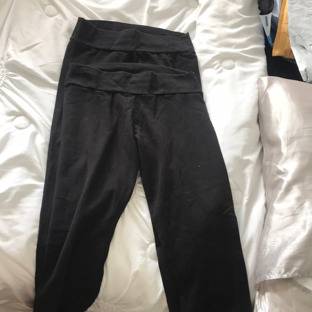 2 pairs Soul flower black leggings